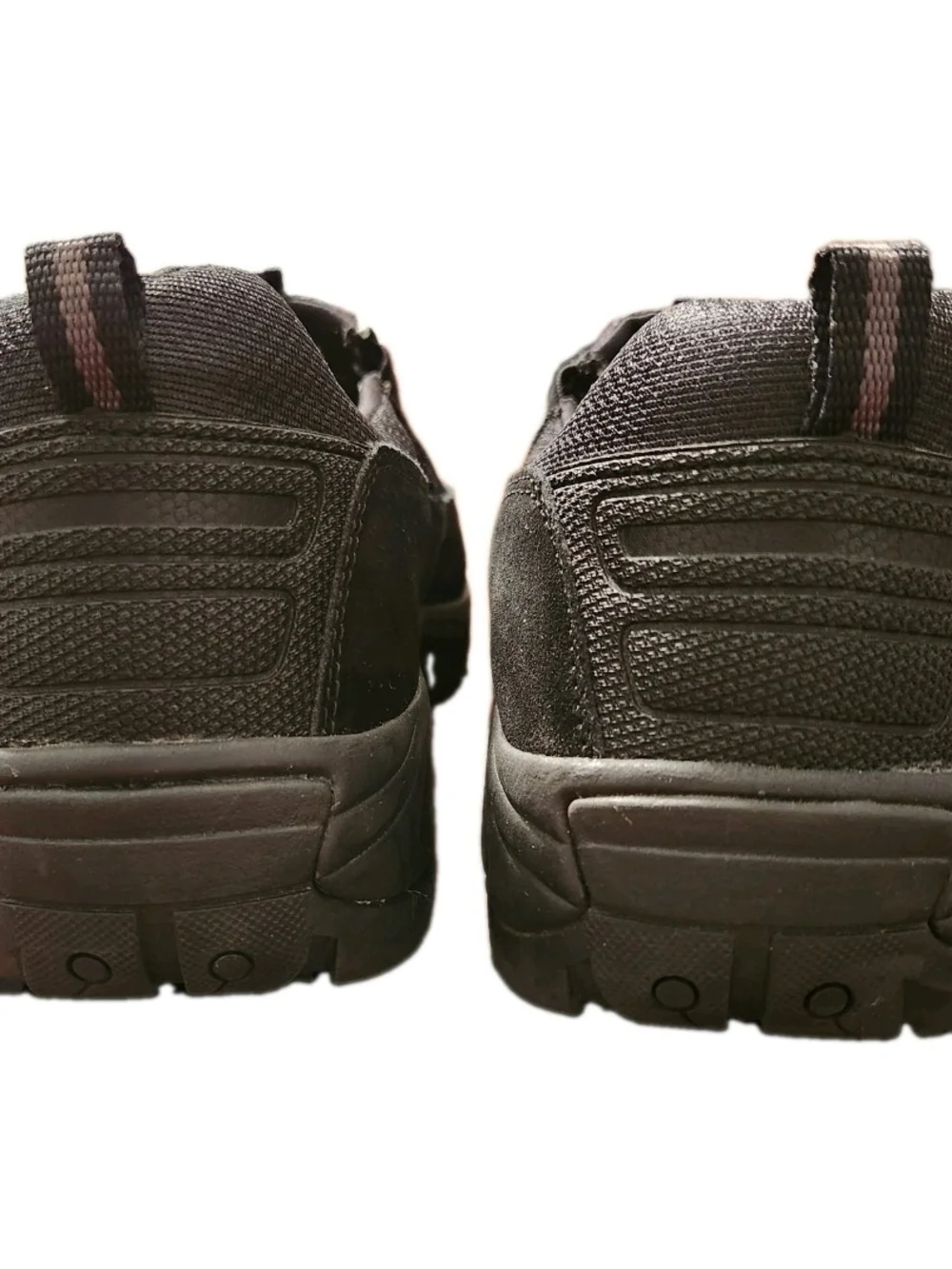 Denali Black Leather Suede Slip-On Shoes Size US 12 | UK 11 Men's Hiking Comfort